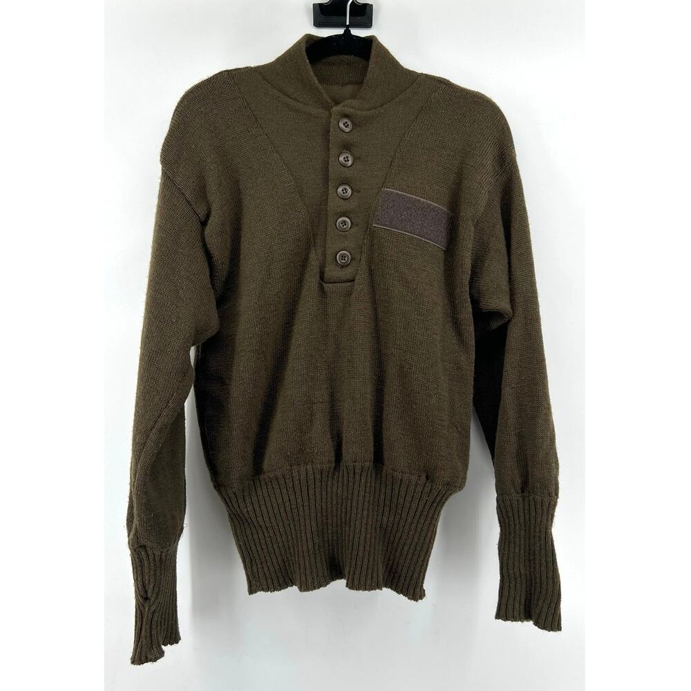 US Navy Wool Submarine Sweater Size XL (42-44) Brown Military Unisex
